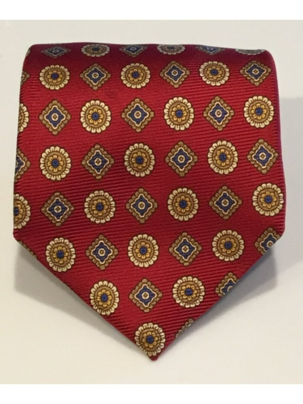 Vtg 90's GAP Premium Red Silk Tie Made in USA